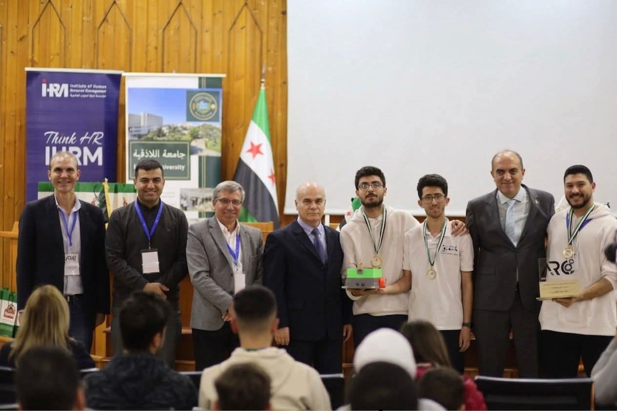 مشاركة مؤسسة إدارة الموارد البشرية بفعالية الروبوتيك ARC11 بالتعاون مع الجامعة السورية الخاصة
