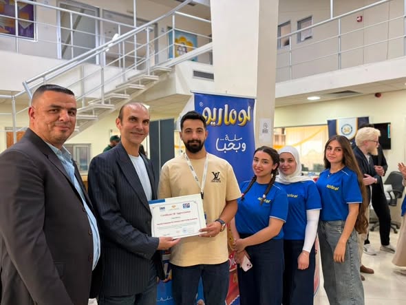 تتقدم مؤسسة إدارة الموارد البشرية (IHRM) بجزيل الشكر والتقدير لشركة لو ماريو على رعايتها الكريمة للضيافة خلال النسخة الثانية من فعالية يوم الإرشاد المهني